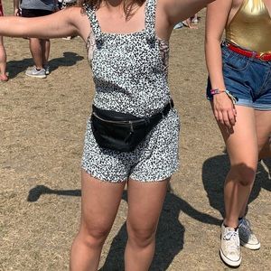 Leopard print romper